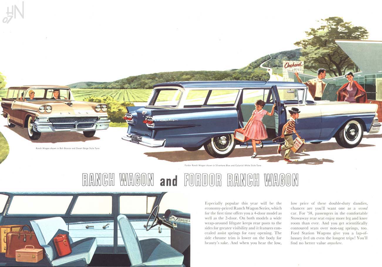 1958 Ford Wagons Brochure Page 4